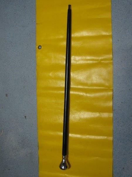 Nieuwe wandelstok met zilverkleurige knop Lengte 94 cm, Ophalen of Verzenden, Nieuw