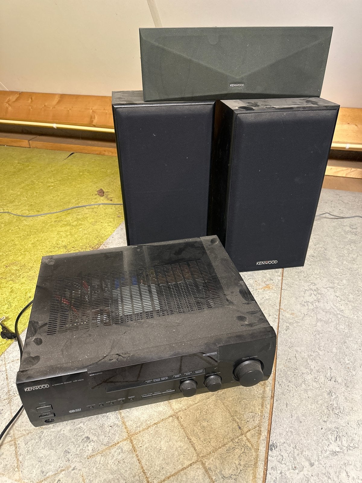 Kenwood KRF-V5020D Receiver met speakers, Audio, Tv en Foto, Ophalen, Gebruikt, Speakers, Losse componenten
