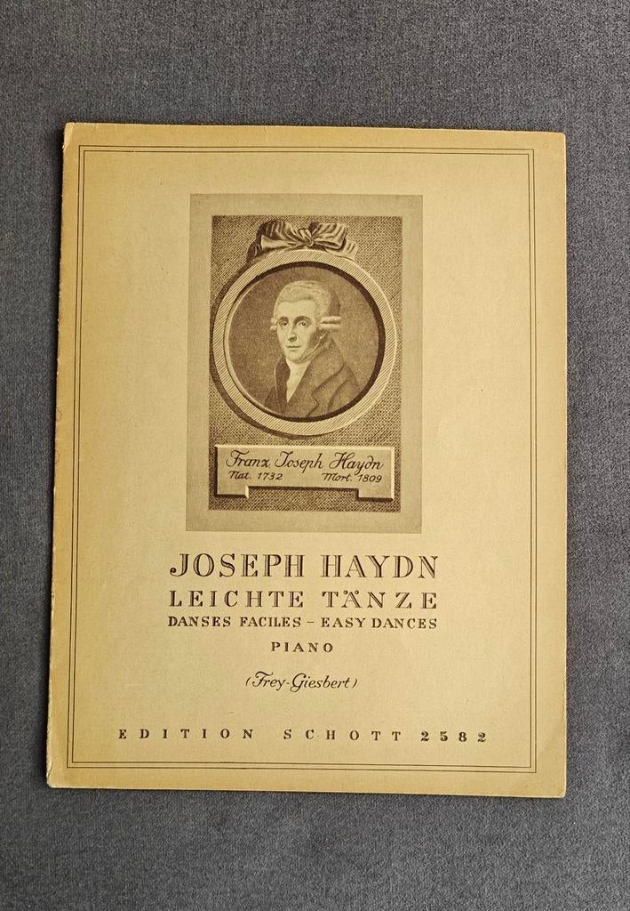 Joseph Haydn: Leichte Tänze - Pianomuziek (Edition Schott), Gebruikt, Klassiek, Ophalen of Verzenden, Artiest of Componist