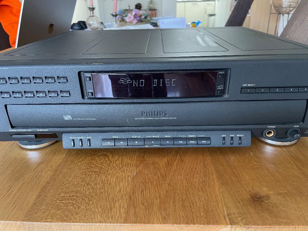 Philips CDC935 uit de 900 serie, Audio, Tv en Foto, Ophalen, Zo goed als nieuw, Philips, Wisselaar