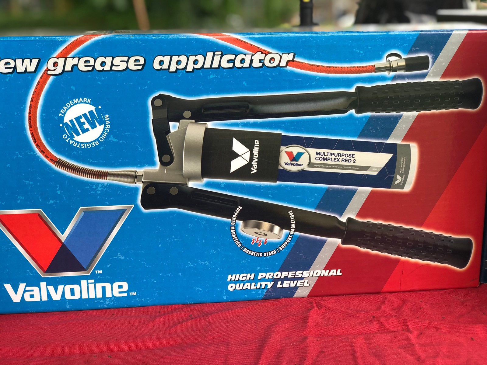 VALVOLİNE  GREASE APPLİCATOR, Ophalen of Verzenden, Zo goed als nieuw, Hydraulisch, Garagekrik