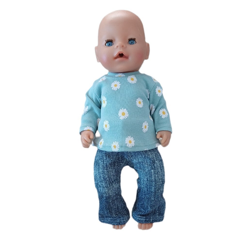 Poppenkleding voor pop 43cm, Ophalen of Verzenden, Nieuw, Babypop