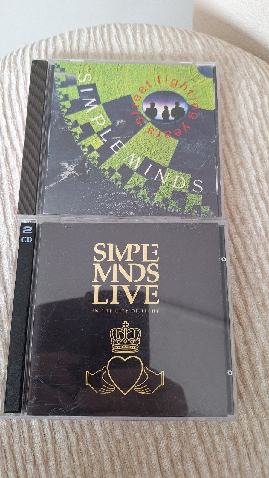 Simple Minds CD's: Street Fighting Years & Live in the City, Ophalen of Verzenden, 1980 - 1989, Gebruikt, Boxset