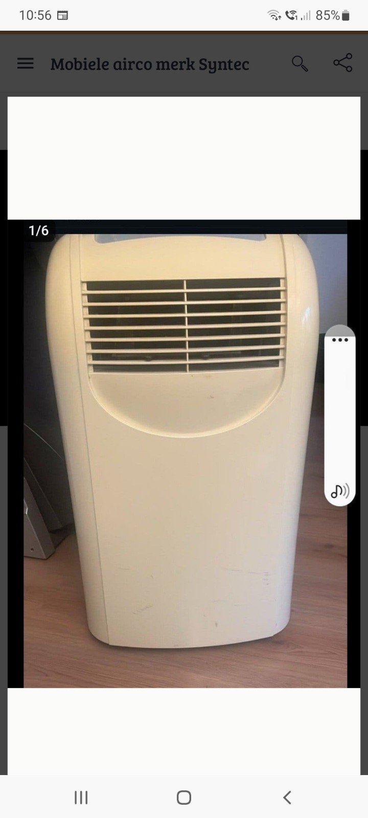 Mobiele airco, Ophalen, Gebruikt, Minder dan 60 m³, 3 snelheden of meer