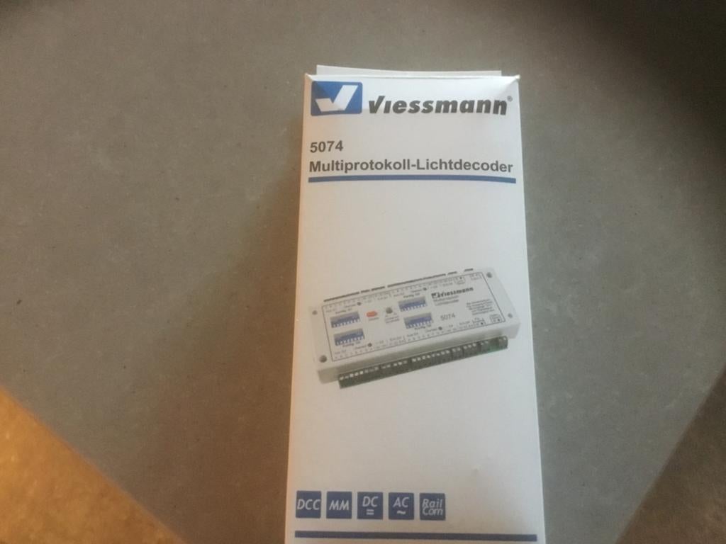 Viessmann 5074 Multiprotokoll-Lichtdecoder, Overige merken, Gelijkstroom of Wisselstroom, Overige typen, Ophalen of Verzenden