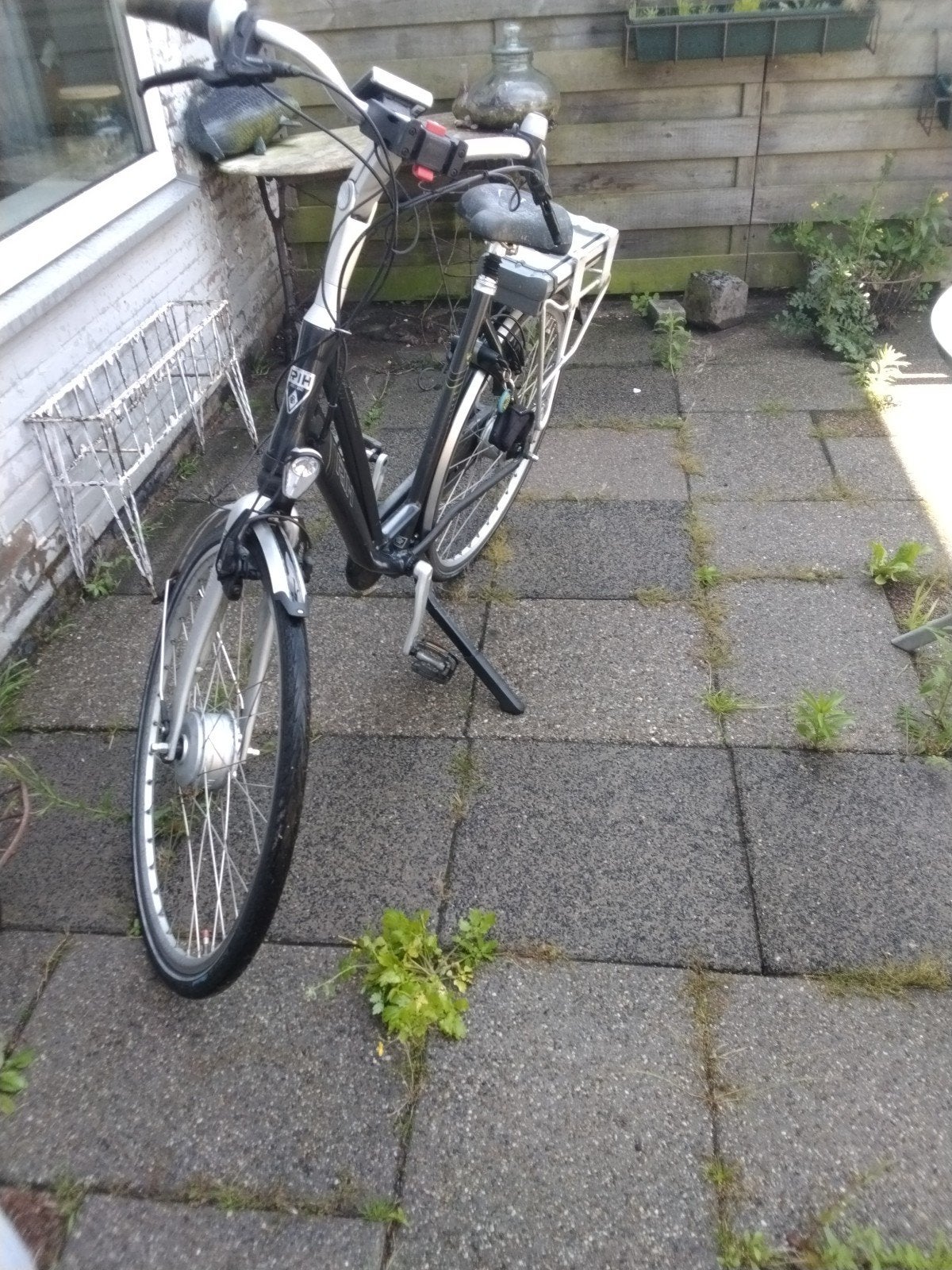 Te koop een rih omega 3 voorwiel motor  kleur zilver dames, 51 tot 55 cm, Ophalen of Verzenden, Gebruikt, Overige merken
