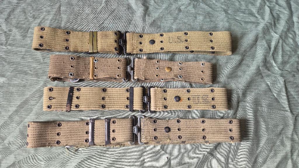 Collectie US m36 pistol belts, Verzamelen, Militaria | Tweede Wereldoorlog, Embleem of Badge, Nederland, Ophalen of Verzenden