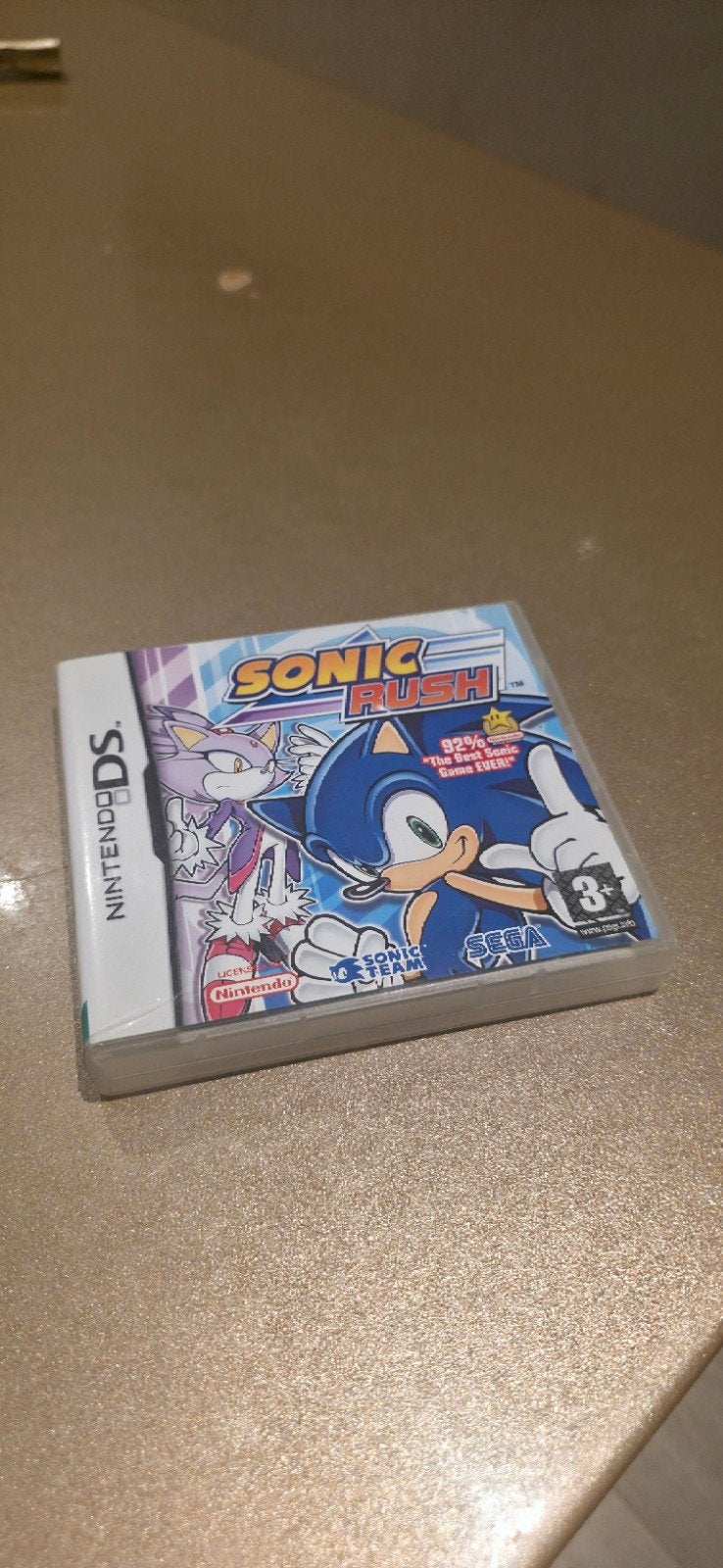 Sonic Rush - Nintendo DS (Zo goed als nieuw), Spelcomputers en Games, 1 speler, Ophalen of Verzenden, Zo goed als nieuw, Vanaf 3 jaar