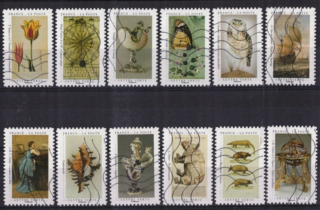 Frankrijk, serie "curiosa" 2020-105, Verzenden, Gestempeld