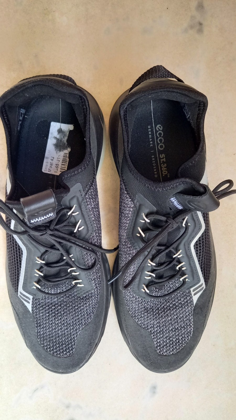 ECCO  SNEAKERS ST. 360. MAAT 42, Kleding | Heren, Schoenen, Zwart, Ophalen of Verzenden, ECCO., Sneakers of Gympen
