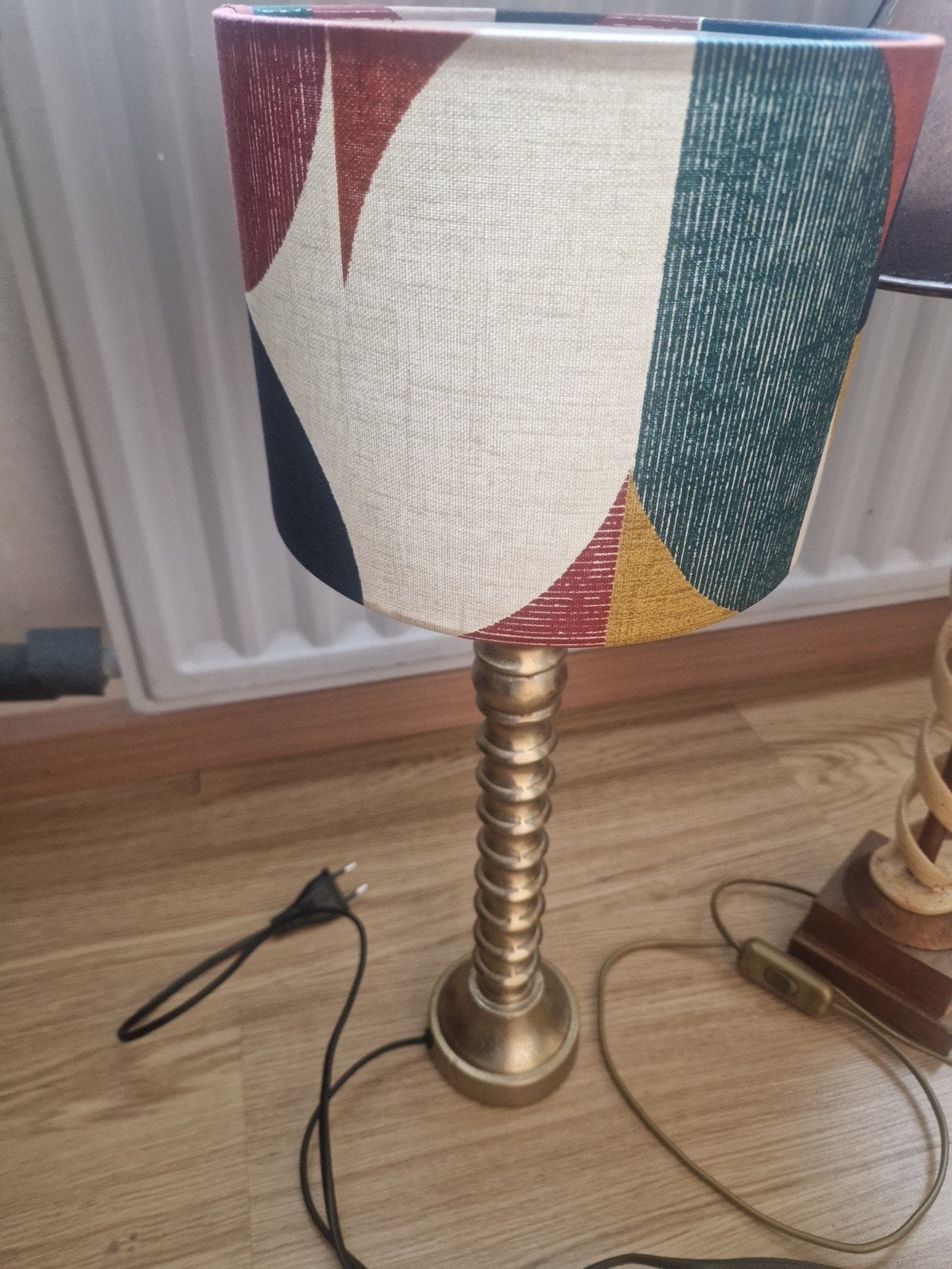 2 tafellampen, Ophalen
