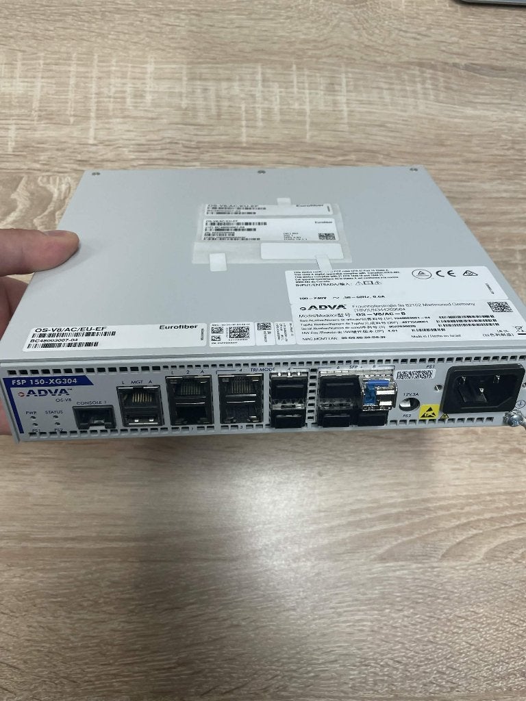 ADVA FSP 150-XG304 OS-V8 Ethernet Demarcation Device, Computers en Software, Interne voedingen, Gebruikt, Ophalen