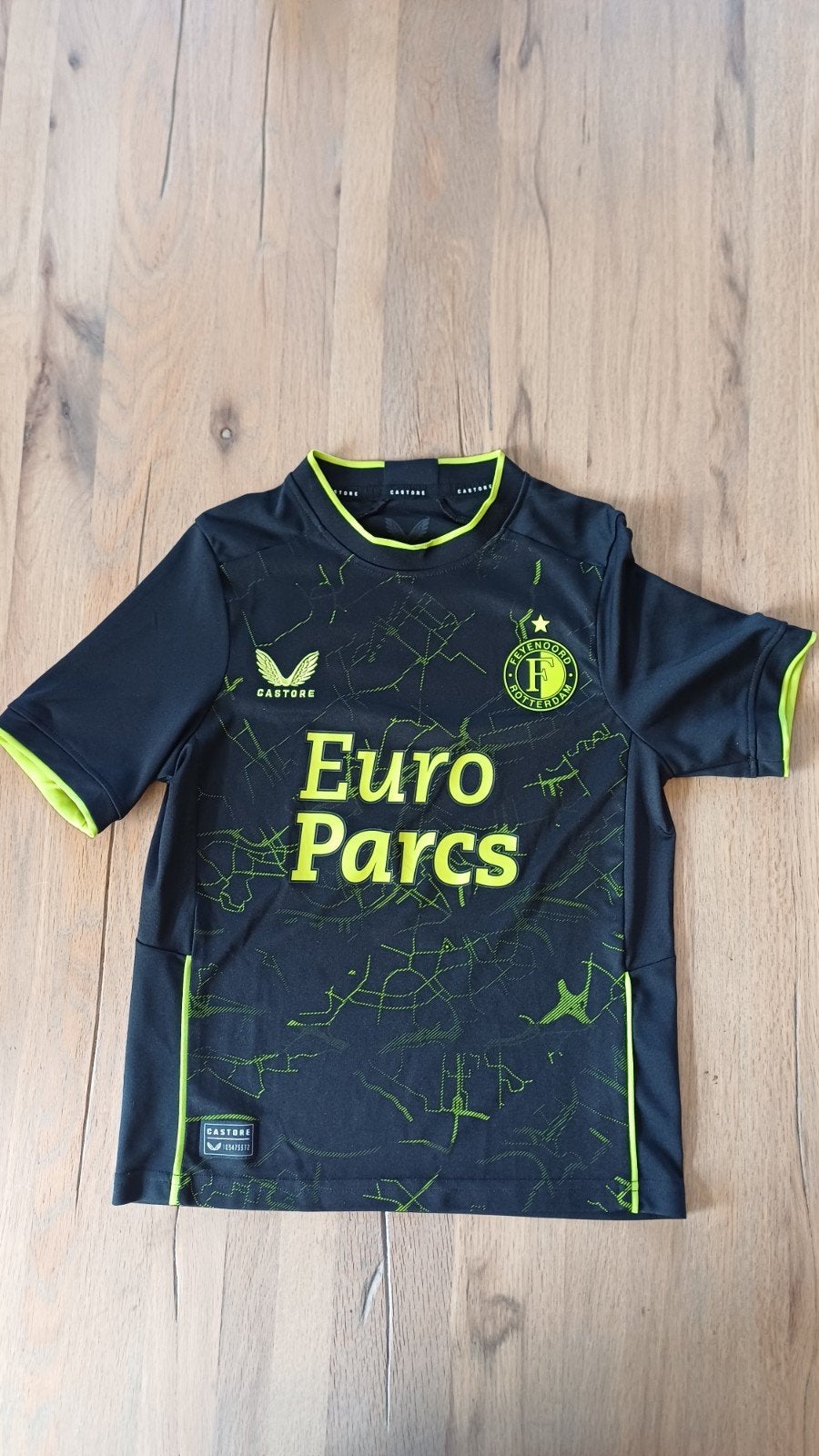 Feyenoord shirt 2023/2024 - Castore - Maat 134, Maat XS of kleiner, Ophalen of Verzenden, Zo goed als nieuw, Shirt
