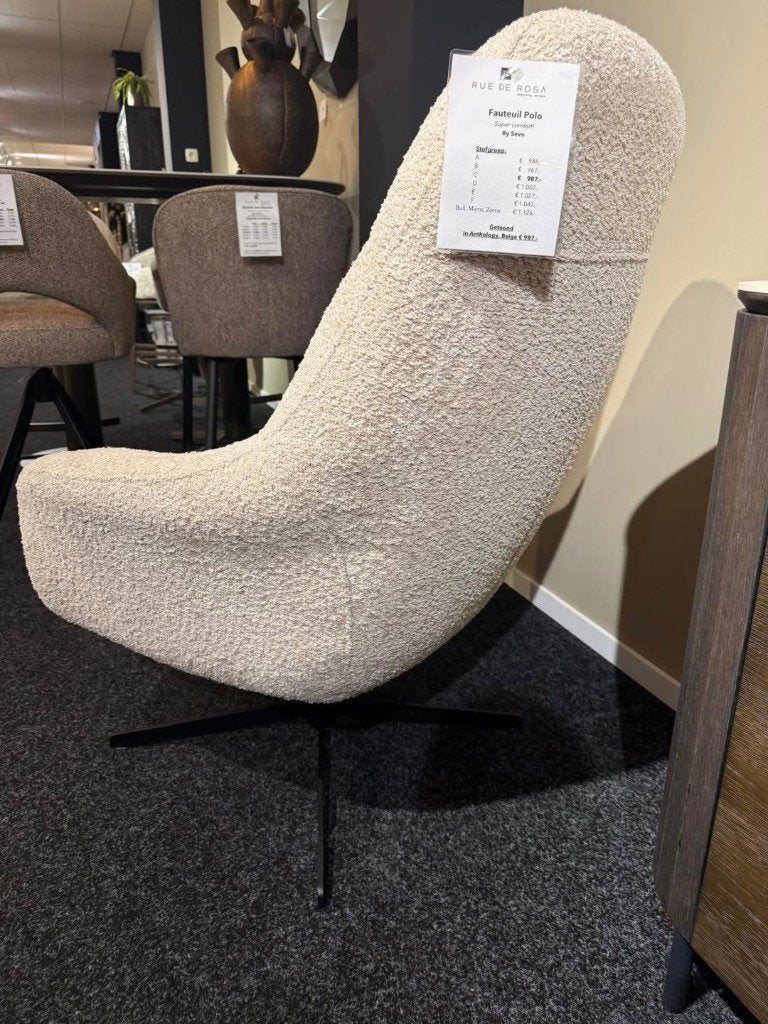 Fauteuil Polo van Sevn, Ophalen, Sevn, Nieuw, 75 tot 100 cm