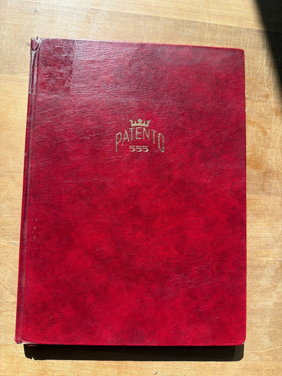 Patento 555 postzegelalbum met Franse postzegels, Ophalen of Verzenden, Gestempeld