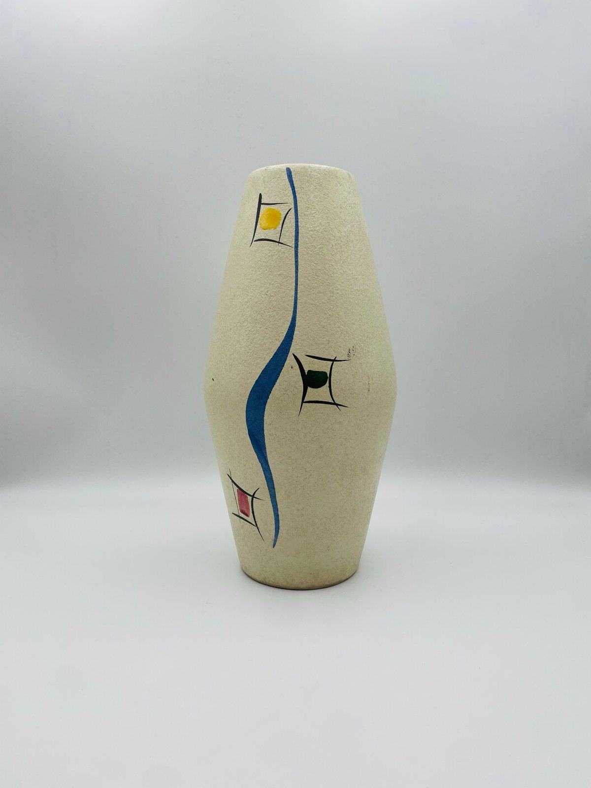Vintage West-Duitse vaas - Föhr Keramik 247-27, Antiek en Kunst, Antiek | Vazen, Ophalen of Verzenden