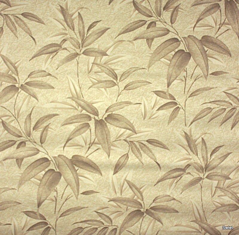 9910 Origineel vintage beige jutelook takkenbehang swiet, Ophalen of Verzenden, Bruin
