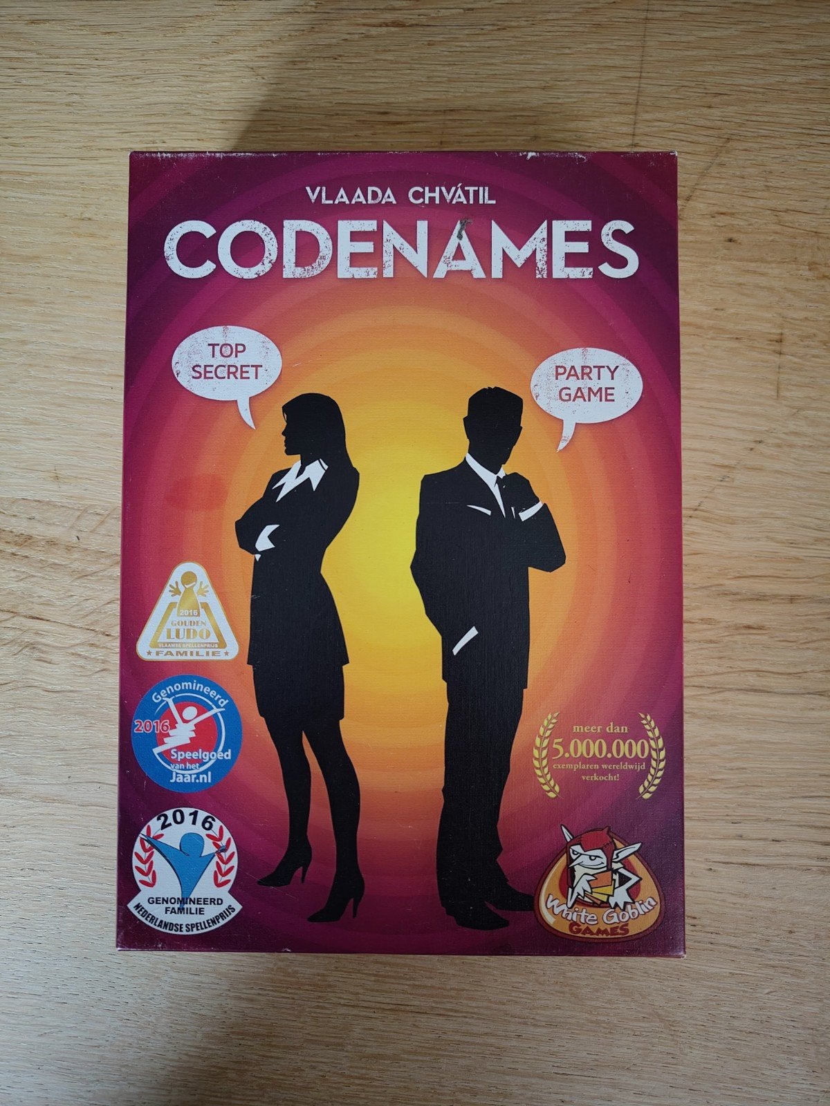 Codenames Bordspel - Zo goed als nieuw, Vijf spelers of meer, Ophalen of Verzenden, Zo goed als nieuw, Vlaada Chvátil