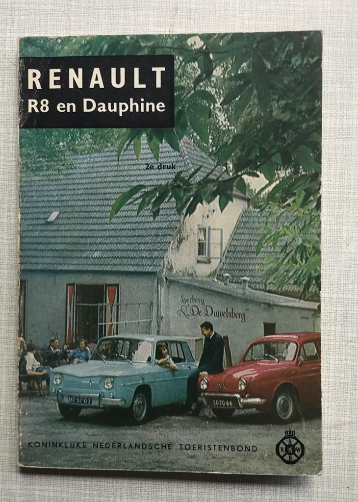 ANWB kon ned.  toeristenbond, Renault R8 en Dauphine, Ophalen of Verzenden