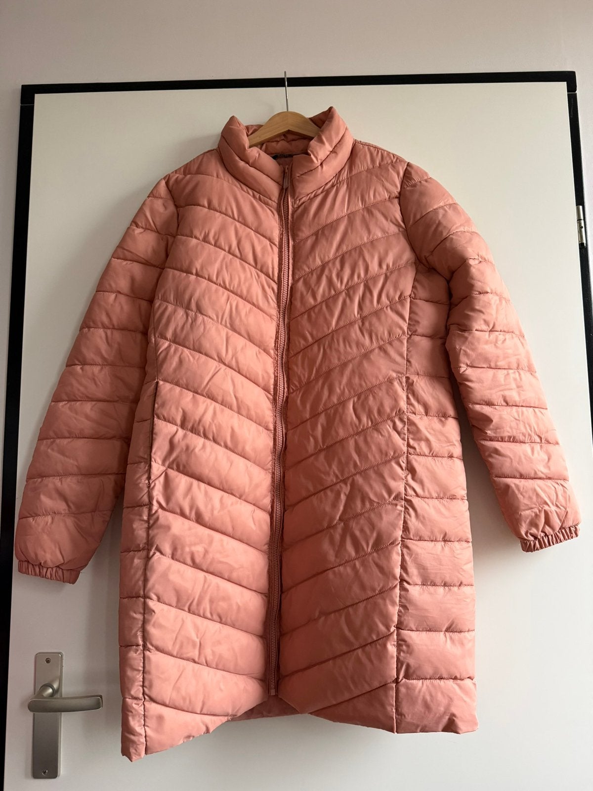 Only damesjas, half lang, maat M, Ophalen of Verzenden, Gedragen, Maat 38/40 (M), Roze