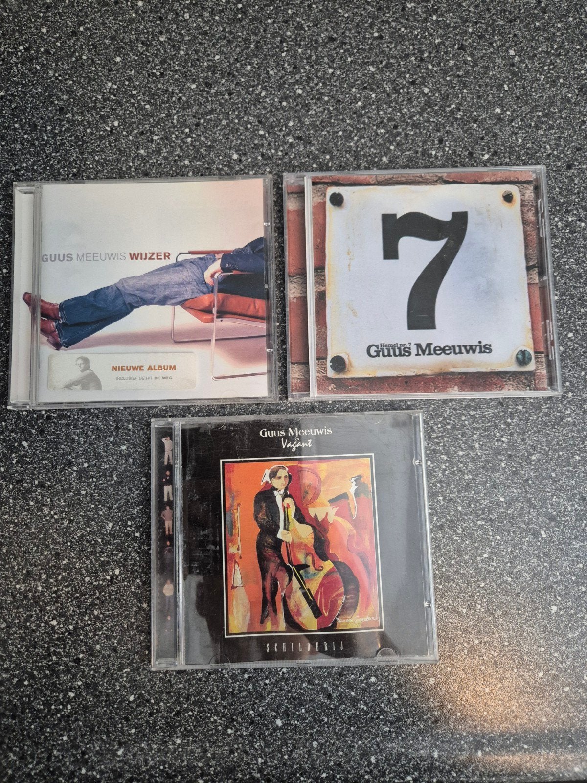 Guus Meeuwis CD's: Wijzer, 7 en Vagant - Popmuziek, Gebruikt, Ophalen of Verzenden, Pop, Inclusief doosje