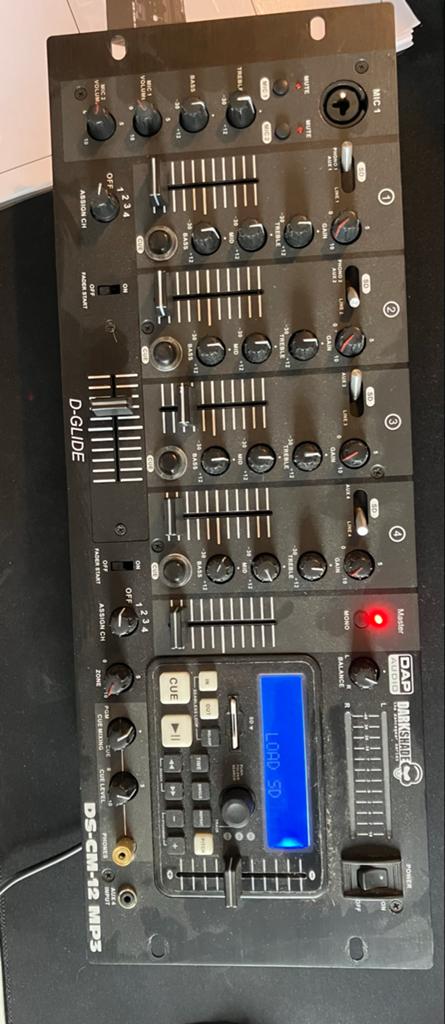 Mengpaneel - dj mixer. DAP Audio DS-CM-12 met 5 kanalen, Muziek en Instrumenten, Mengpanelen, Ophalen of Verzenden, Gebruikt, 5 tot 10 kanalen