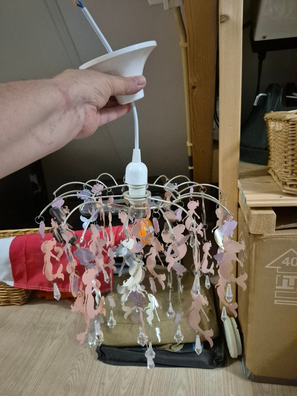 Kinderlamp, met zeemeerminnen, Ophalen of Verzenden