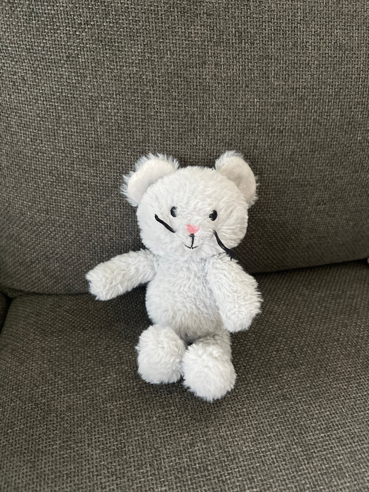 Hema grijze muis knuffel, Gebruikt, Overige karakters, Grijs, Ophalen of Verzenden