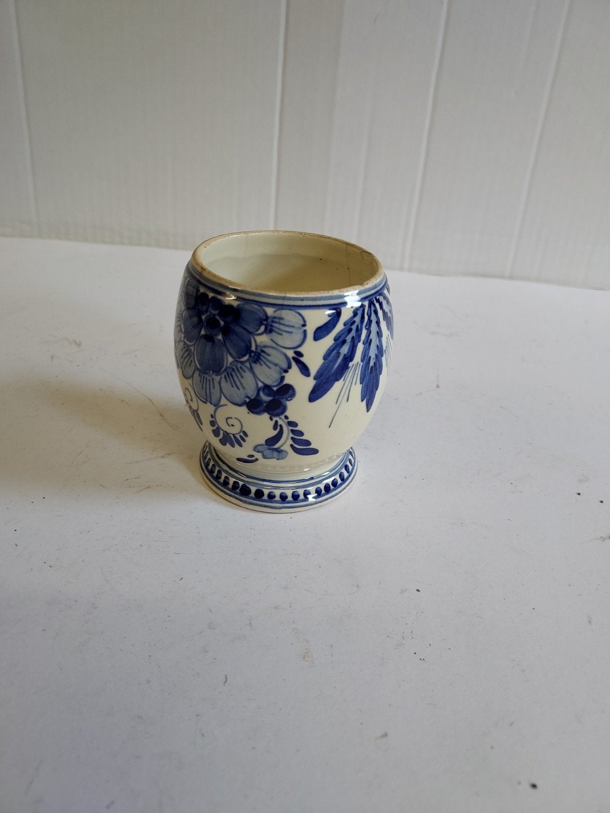 Delfts blauw Lepelvaasje, Ophalen of Verzenden