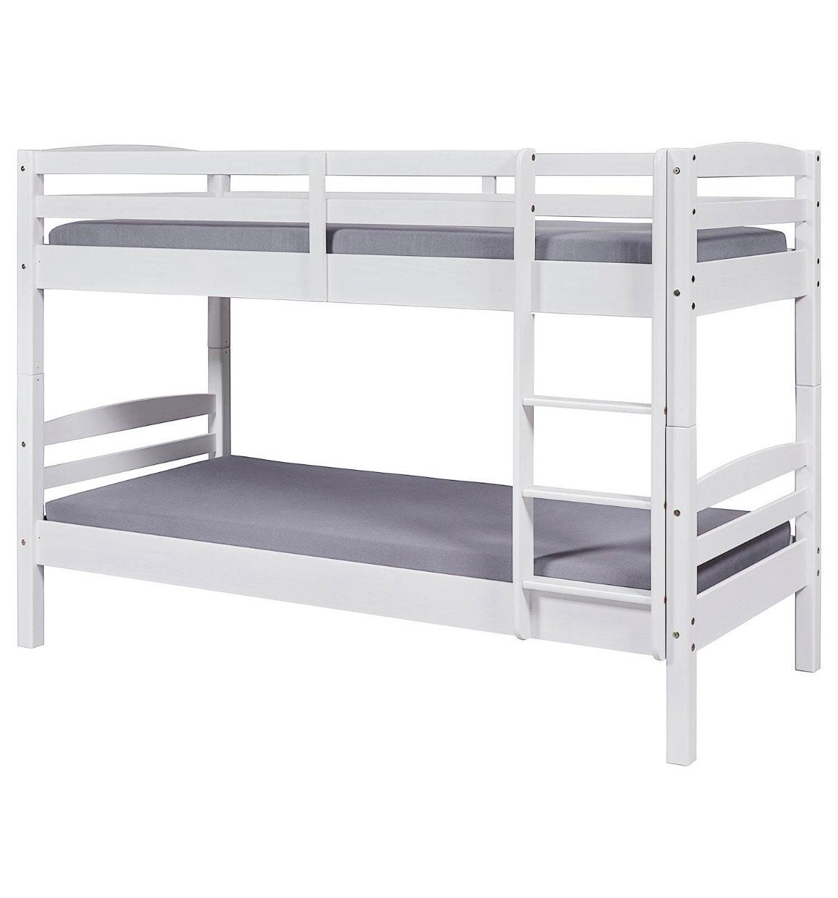 Wit stapelbed Rick 90x190 cm - Inter Link, Ophalen, Gebruikt, 90 cm, Tweepersoons