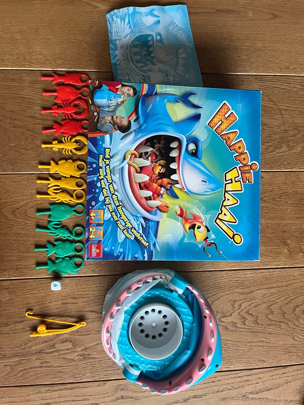 Happie Haaai! Bordspel - Vang de schatten uit de haai, Ophalen, Zo goed als nieuw, Jongen of Meisje