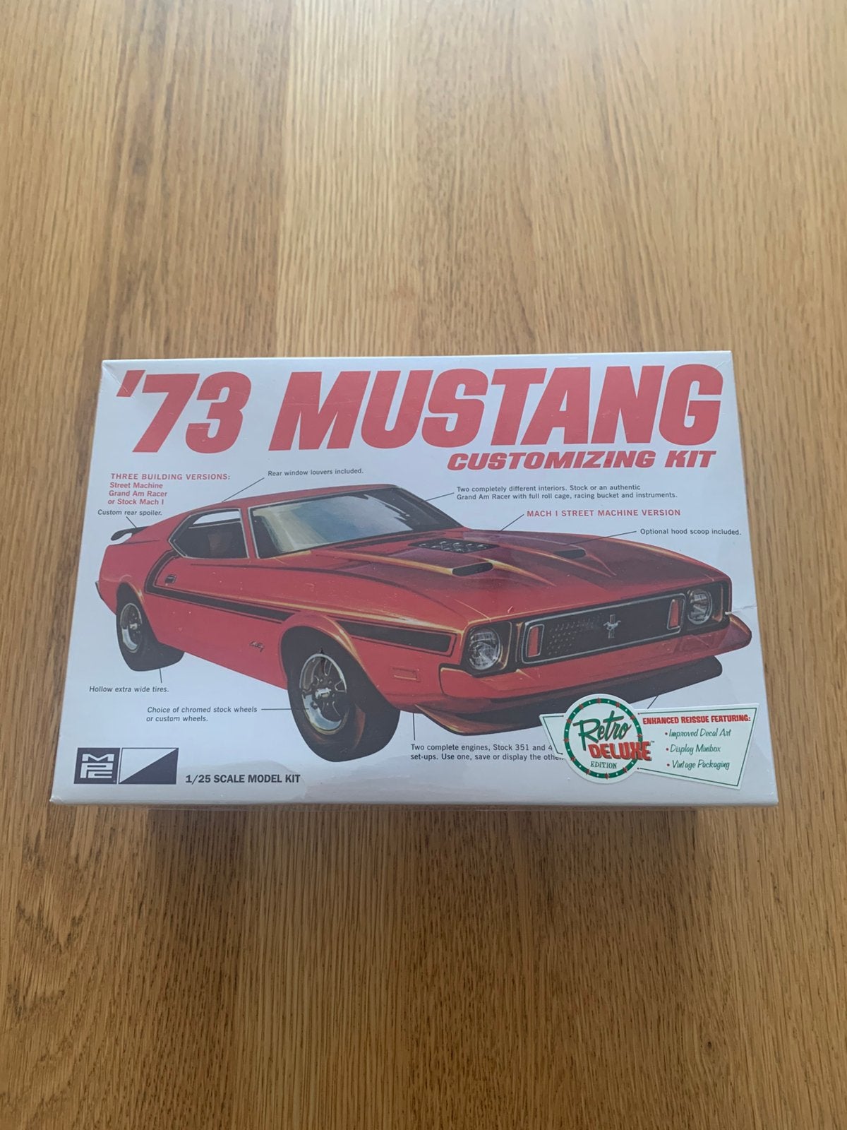 1:25 MPC 1973 Ford Mustang Fastback 2n1, Hobby en Vrije tijd, Modelbouw | Auto's en Voertuigen, Overige merken, Auto, Groter dan 1:32