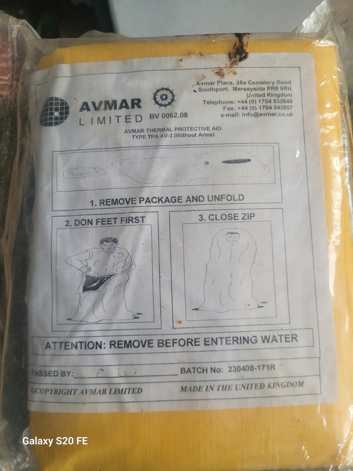 Thermal Protective Aid (TPA)
Thermal Protective Aid (TPA), Ophalen of Verzenden, Nieuw, Overige typen