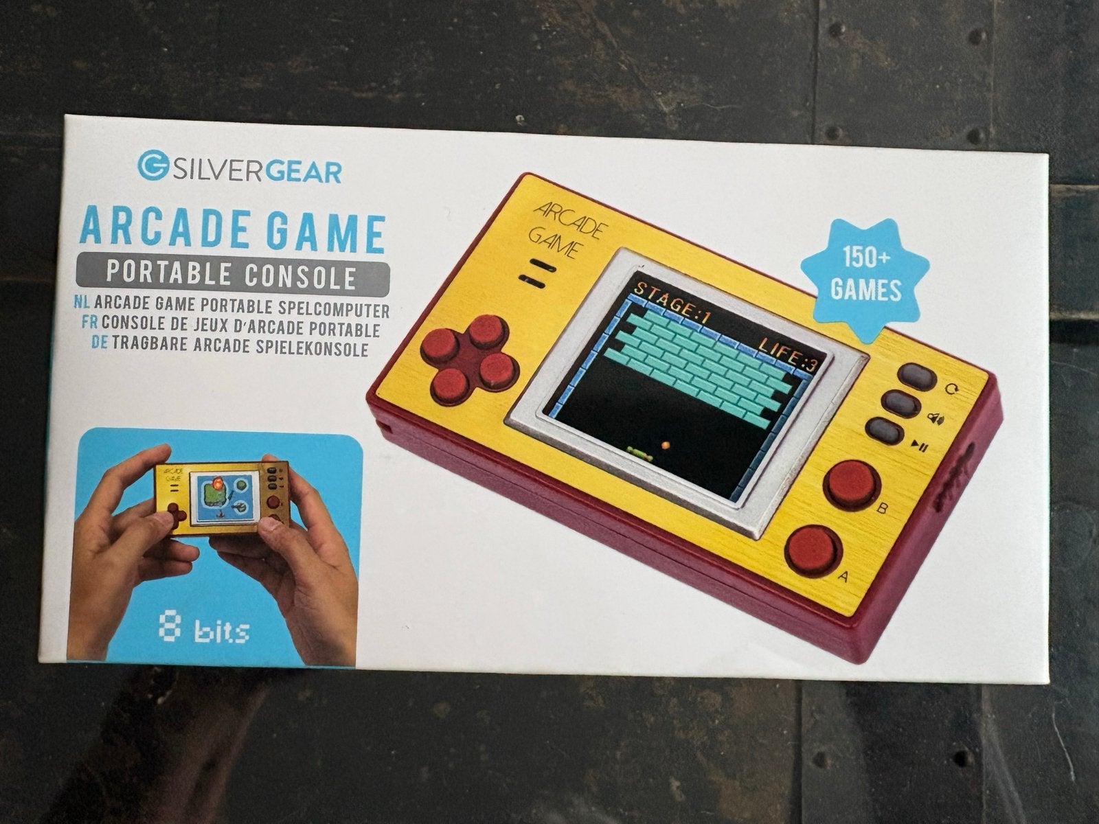 Silvergear Arcade Game Portable Console - 150+ Spellen, Ophalen of Verzenden, Overige merken, Nieuw
