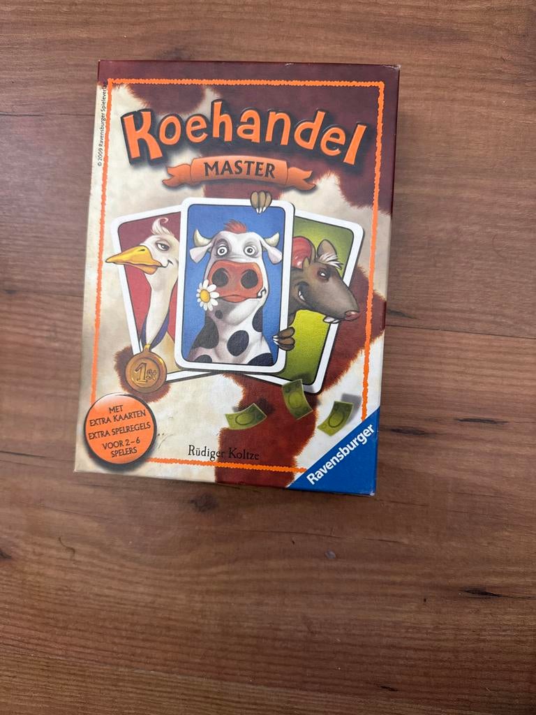 Koehandel Master - Ravensburger Kaartspel, Drie of vier spelers, Ophalen of Verzenden, Zo goed als nieuw