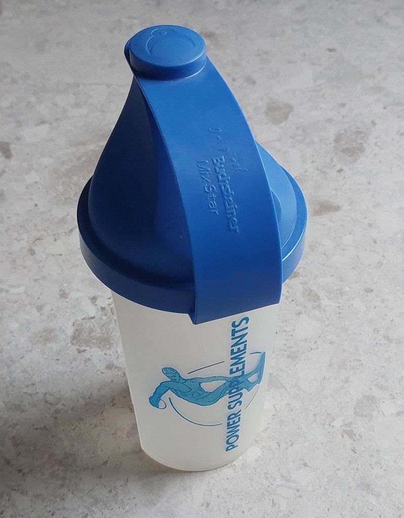 Buchsteiner MixStar Shaker beker POWER SUPPLEMENTS 500ml, Sport en Fitness, Ophalen of Verzenden, Zo goed als nieuw