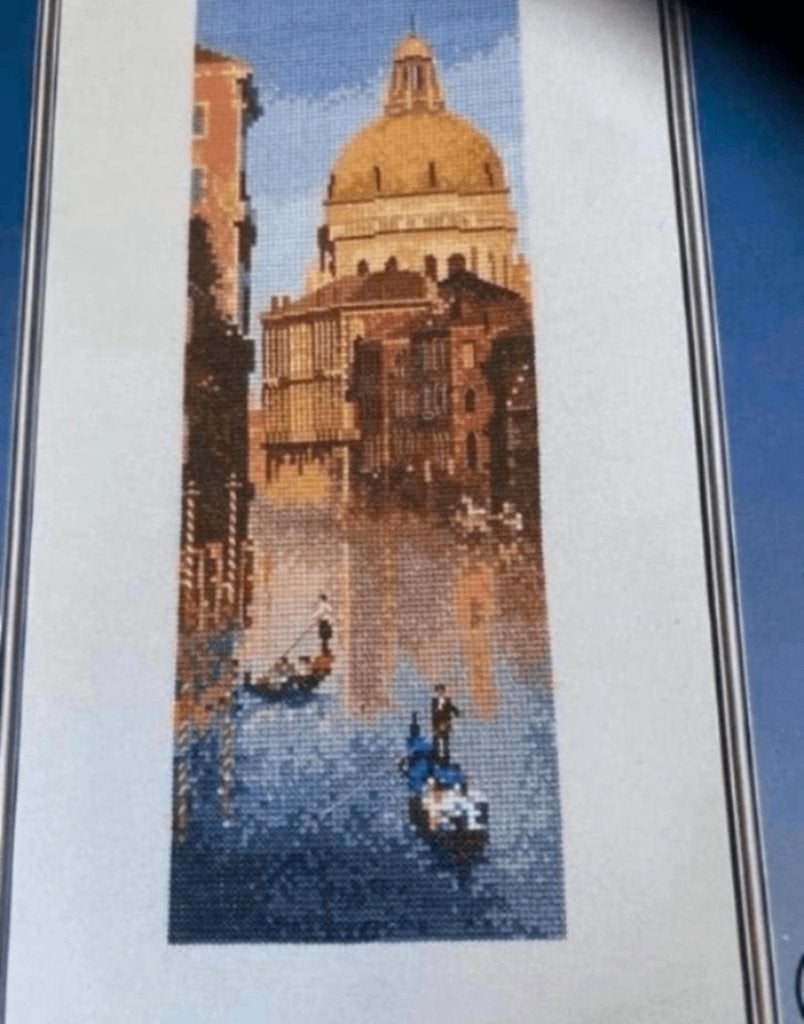 BORDUURPAKKET HERITAGE VUE ON VENICE, Verzenden, Zo goed als nieuw, Handborduren, Borduurpakket