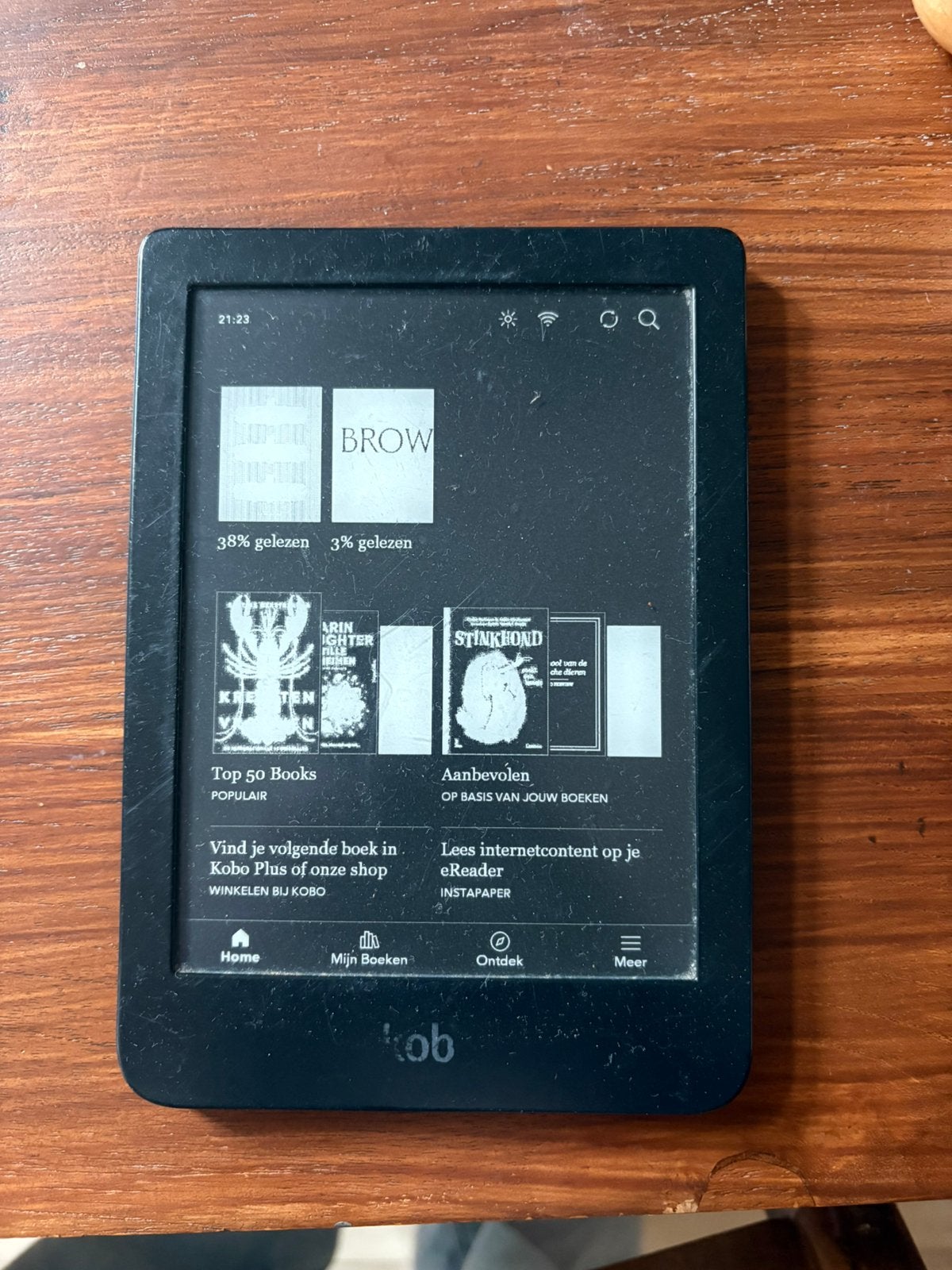 Kobo ereader, Computers en Software, E-readers, Gebruikt, 7 inch, Touchscreen, Wi-Fi, Ophalen