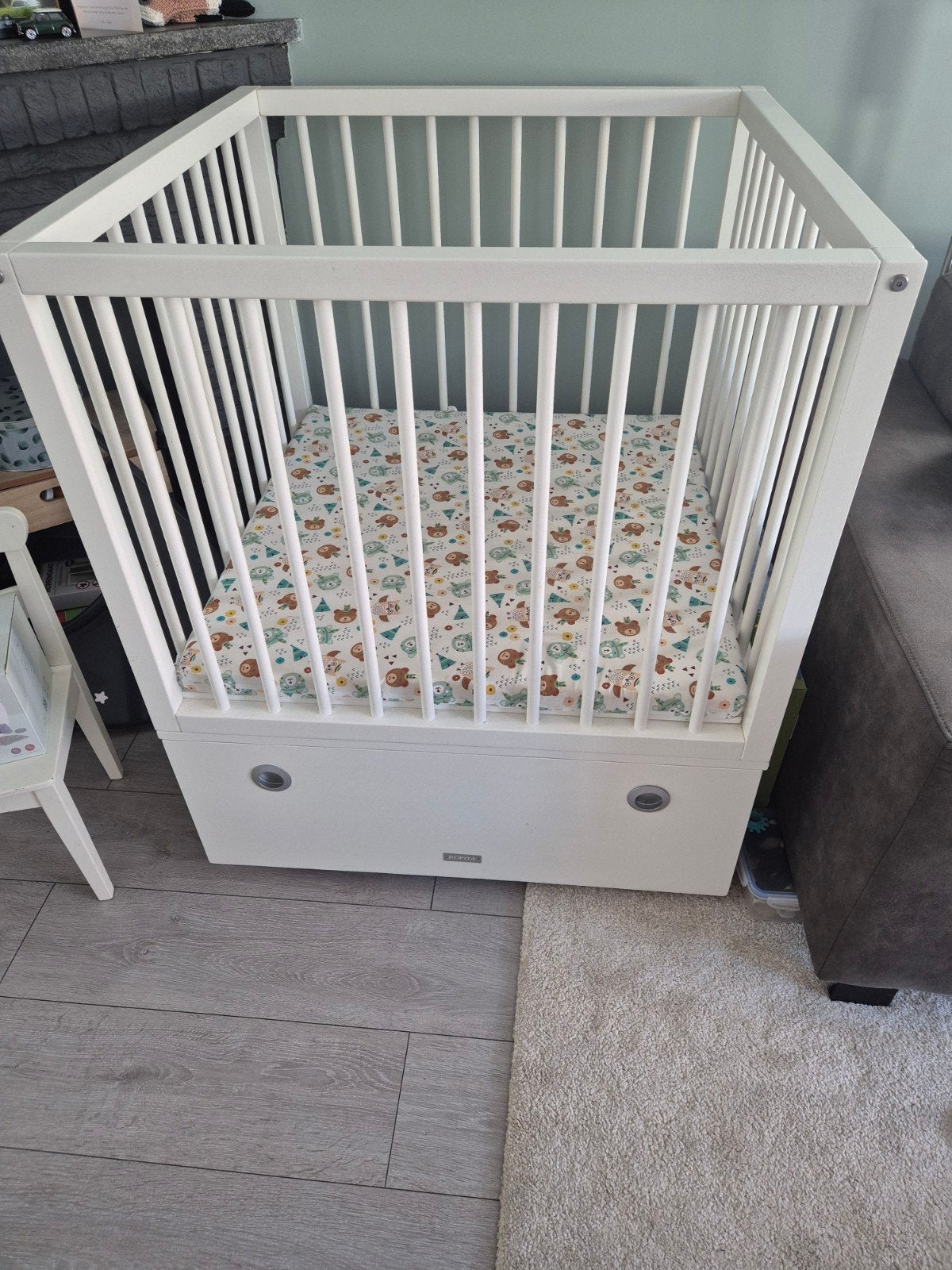 Witte Bopita Box met Lade en Verhogingsblokken, Ophalen, Gebruikt