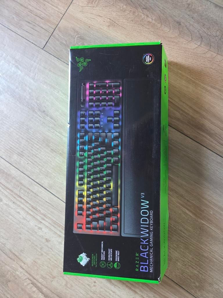 Razer BlackWidow V3 mechanisch gaming toetsenbord, Computers en Software, Toetsenborden, Ophalen, Zo goed als nieuw, Gaming toetsenbord