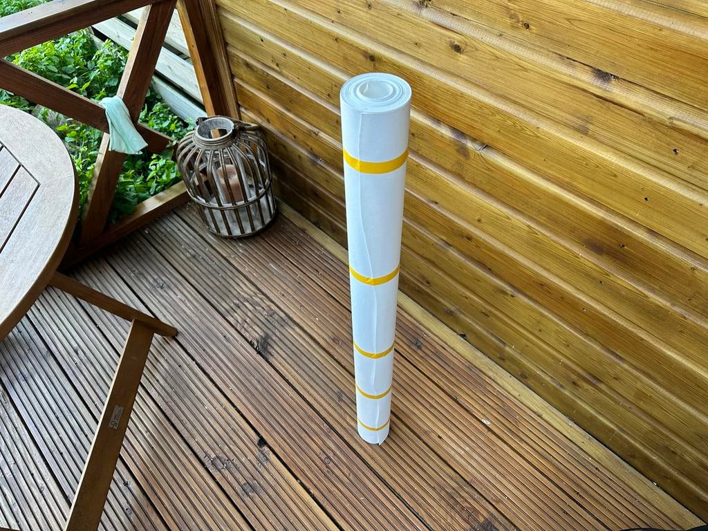 Renovlies behang Gamma ca 20m, Ophalen of Verzenden, 10 tot 25 m², Wit