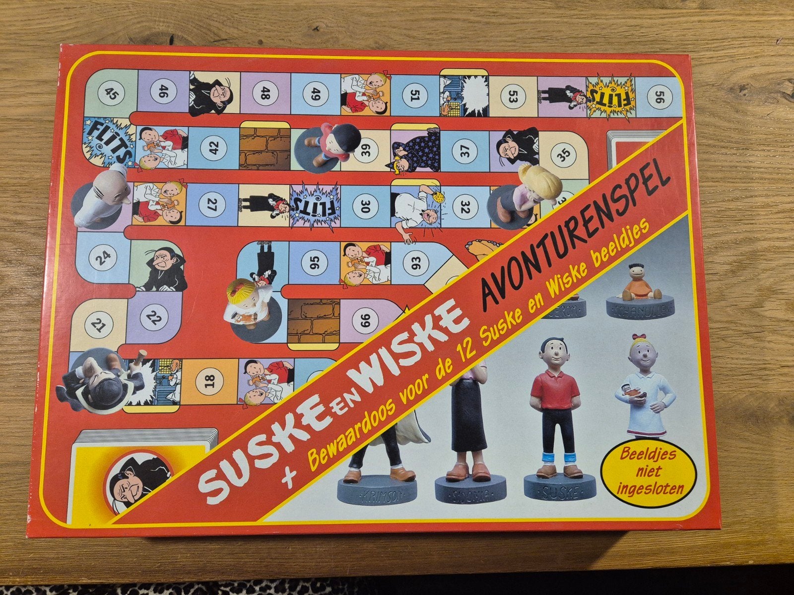 Suske en Wiske Avonturenspel + bewaardoos puntgaaf, Ophalen of Verzenden, Zo goed als nieuw