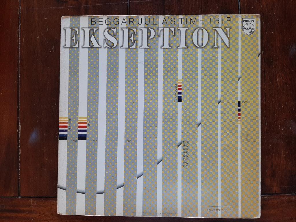 LP Ekseption / Beggar Julia's time trip (1970), Cd's en Dvd's, Vinyl | Pop, Gebruikt, Inclusief binnenhoes, 1970 - 1979, 12 inch