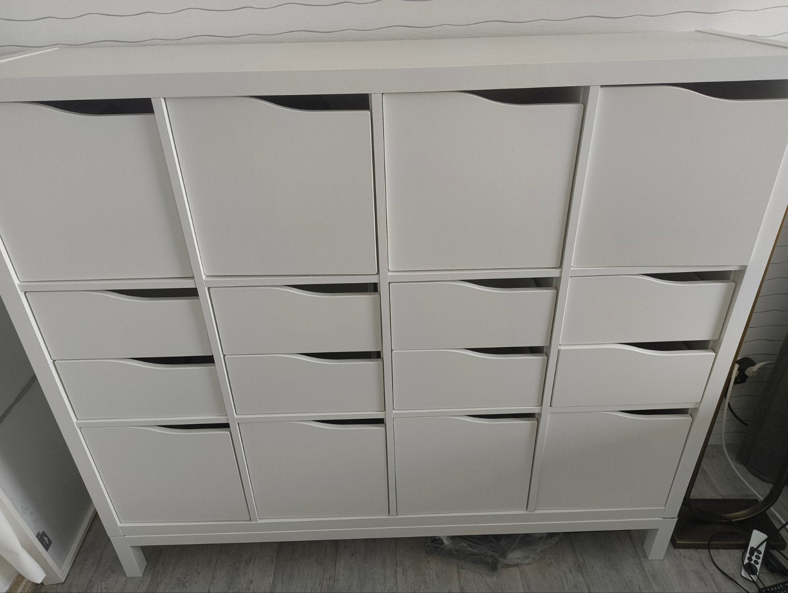 IKEA Kallax Kast 147x147 met lades en deurtjes, Ophalen, Gebruikt