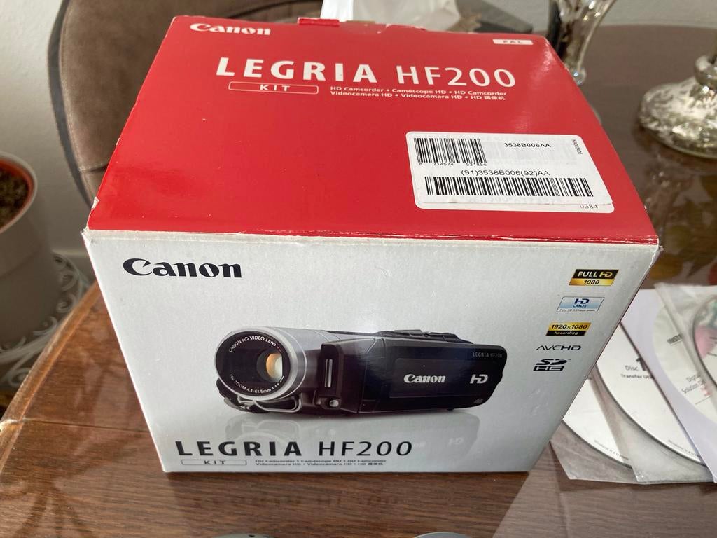 Digitale Canon HF 200 videocamera, Ophalen, Full HD, Gebruikt, Canon