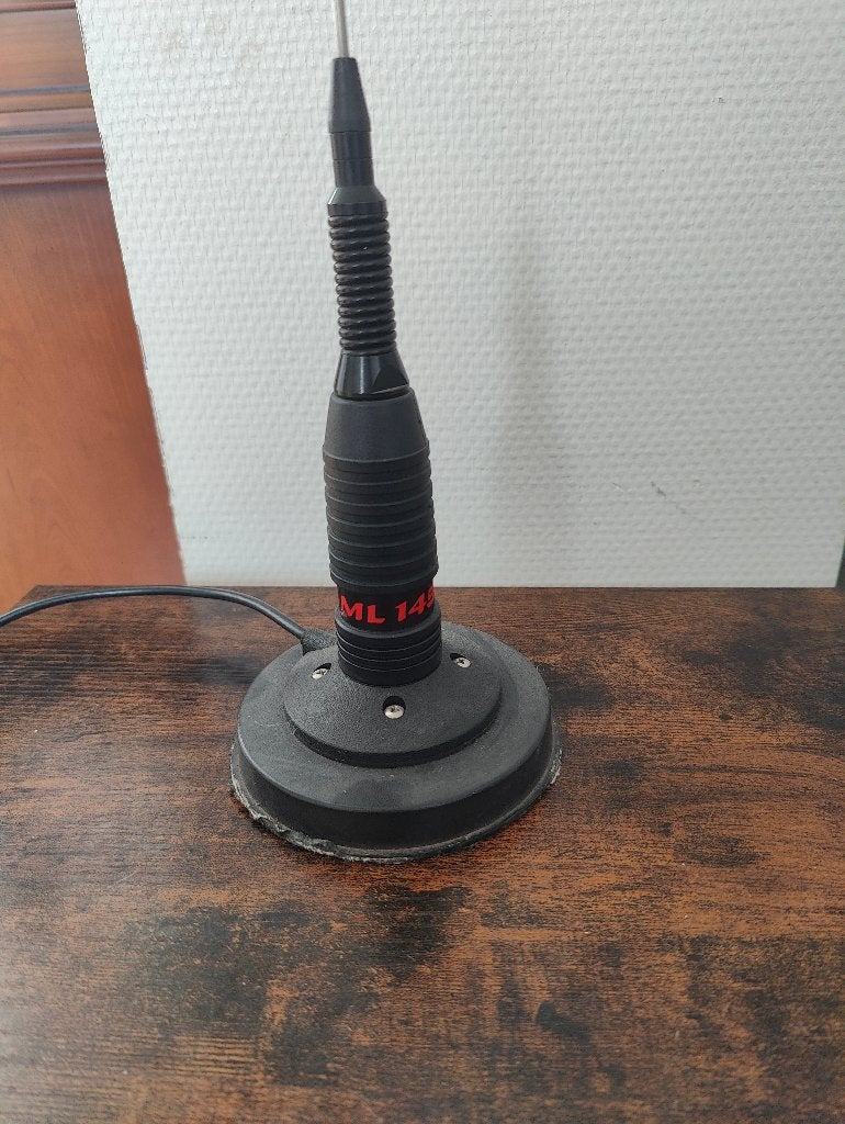 ML-145 CB Lime 27Mhz magneetvoet antenna - 1.42 m, Ophalen, Gebruikt, Antenne
