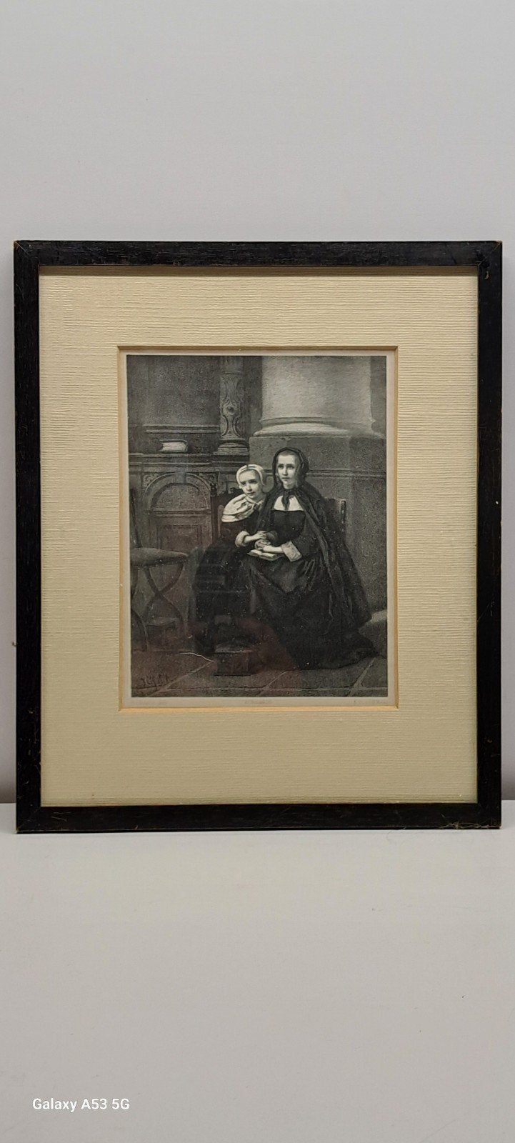 Litho "De Wezen" door A.C. Nunnink naar H.J. Scholten, Antiek en Kunst, Ophalen of Verzenden