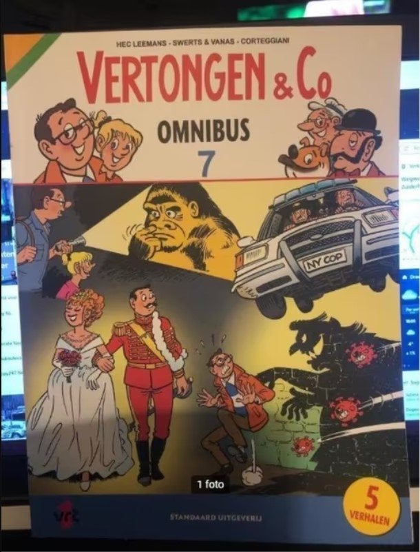 Vertongen & co omnibus 7 b1, Eén stripboek, Ophalen of Verzenden, Zo goed als nieuw