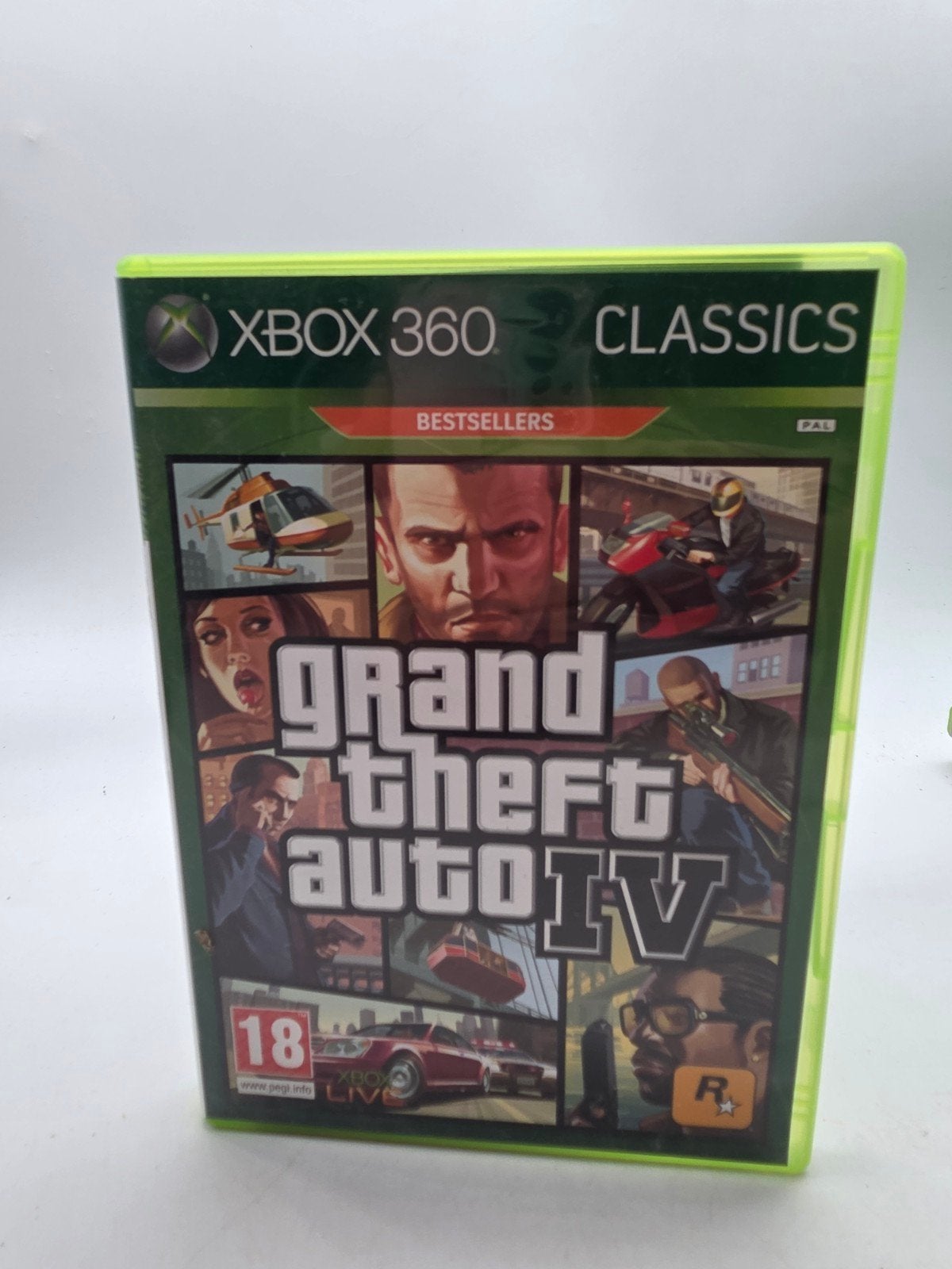 Grand Theft Auto IV (GTA 4) Xbox 360 Classics, Avontuur en Actie, Online, Gebruikt, Vanaf 18 jaar