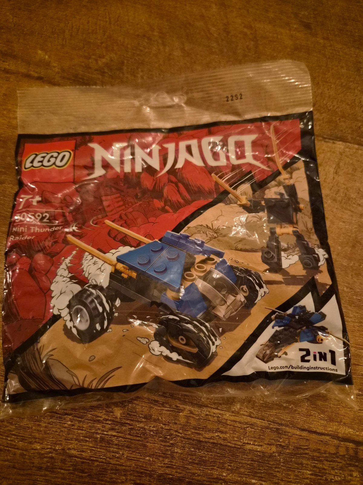 LEGO Ninjago 30592 Mini Thunder Raider Polybag, Lego, Nieuw, Ophalen of Verzenden, Ongeopend/sealed